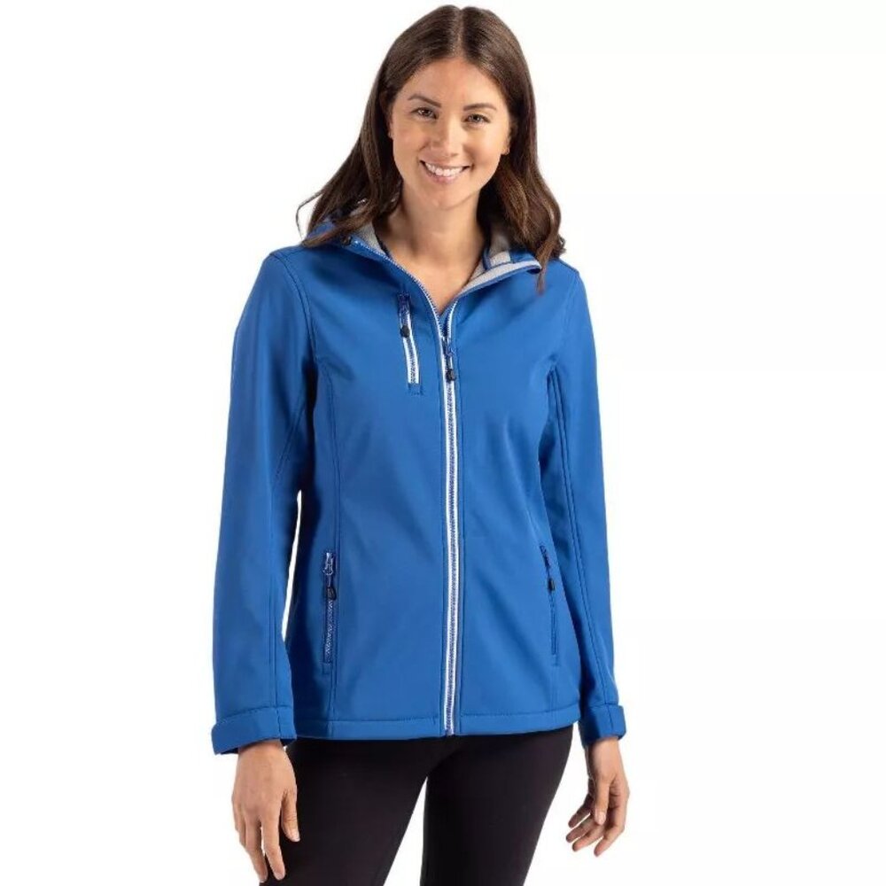 Clique Telemark Eco Stretch Softshell Full Zip Womens Hooded Jacket